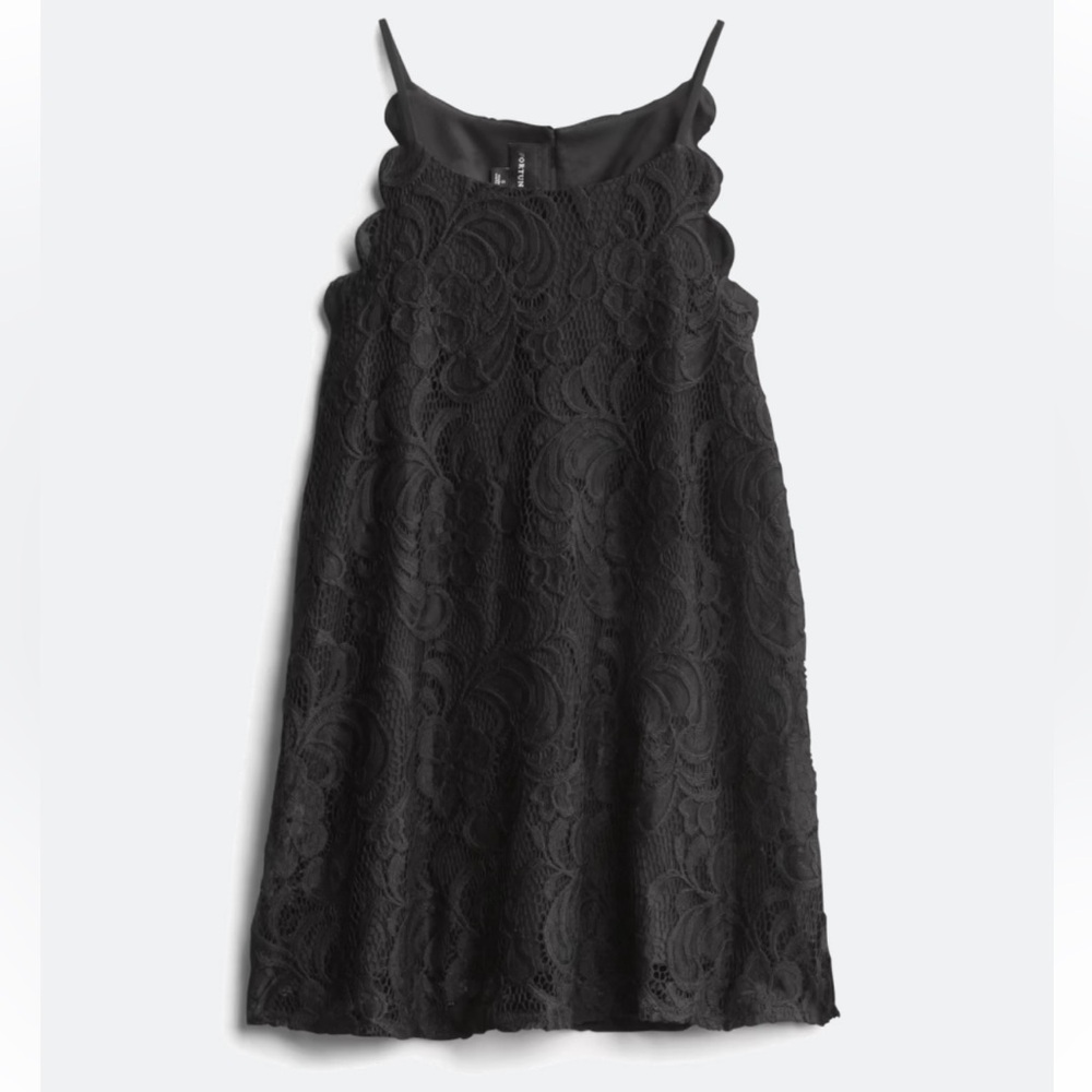Lace black tank top